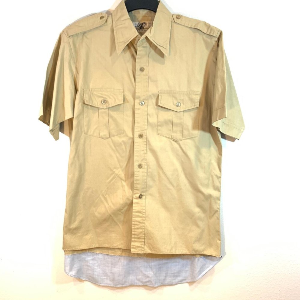 Black Sheep Khaki Size Large short sleeve shirt